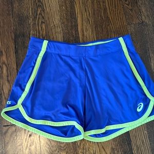 “ASICS” ladies dri fit type shorts, for running, pickle ball &working out at gym